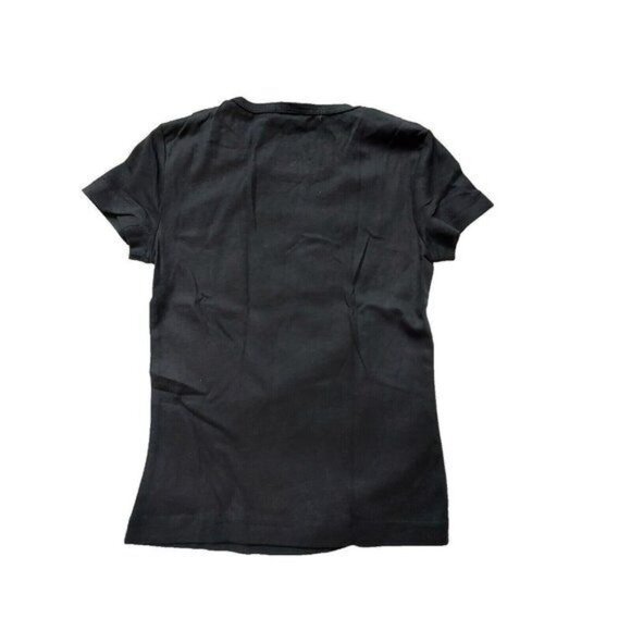 Vintage French Kitty by Mighty Fine Womens Top, Fine, Black, Small - Picture 5 of 5